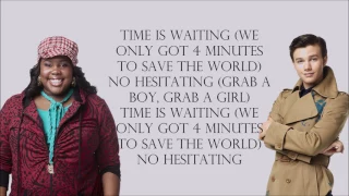 Glee 1x15 - 4 Minutes [with lyrics]