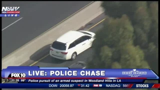WOW: Maybe The Slowest Police Chase You Will Ever See (FNN)