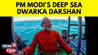 PM Modi Dives Down To Submerged City Of Dwarka, Offers Prayers | English News | News18 | N18V