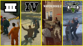 TROLLING COPS IN DIFFERENT GAMES | GTA