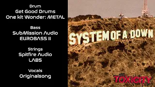 System of a Down Psycho & Aerials - Guitar backing track with vocals