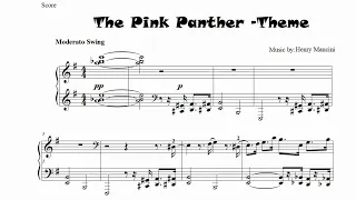 The Pink Panther for Piano (Include the B part)