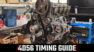 4D56 MONTERO SPORT TIMING & ENGINE ASSEMBLY | TRITON | TIMING BELT | HOW TO | DIY