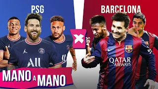 PSG COM MESSI X BARCELONA DO TRIO MSN - MANO A MANO