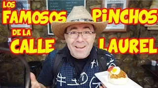 Los FAMOSOS PINCHOS de la CALLE LAUREL de LOGROÑO en La Rioja