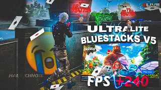 ULTRALITE BLUESTACKS 5 || 101% AIMBOT LIKE HEADSHOTS 🎯 😱 👽