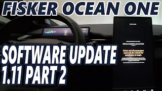 Fisker Ocean One - Software Update 1.11 Part 2