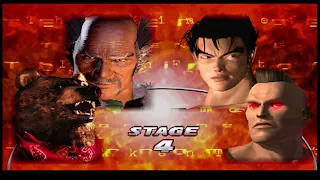 Tekken Tag 1 ( Arcade ) -  Heihachi / Kuma Playthrough ( Apr 12 2024 )