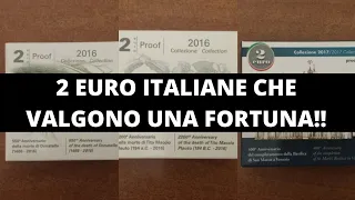 TOP 10 DELLE 2 EURO ITALIANE CHE VALGONO UNA FORTUNA!!!