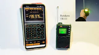 Retekess tr111.Receiver 520kHz...200MHz.MP-3 player and can be controlled via Android