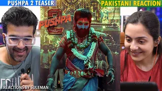 Pakistani Couple Reacts To Pushpa 2 The Rule Teaser | Allu Arjun | Sukumar | Rashmika Mandanna