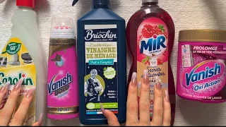 ASMR Huge cleaning product haul 💕 tingly tapping and clicky whispers