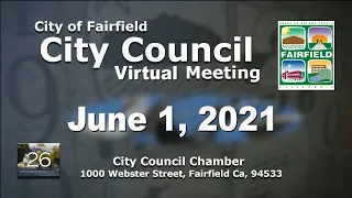 City Council Meeting - June 1st, 2021