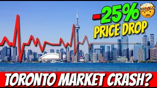 Did the Toronto Real Estate Market Just Crash? | 25% Price Drop in Toronto Real Estate
