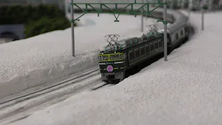 レンタルレイアウトパーミル雪景色1.2番線走行動画Part2