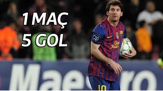 Lionel Messi'nin, Bayer Leverkusen'e Attığı 5 Gol | 2012 Şampiyonlar Ligi