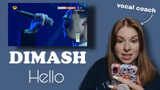 Vocal Coach reacts Dimash - "Hello"