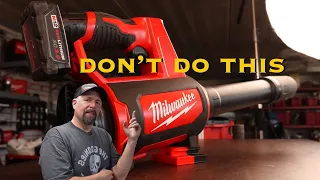 DON'T DO THIS...Milwaukee M12 Compact Spot Blower Review | Model 0852-20