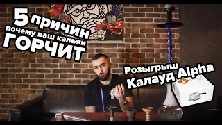 5 причин почему горчит кальян! Розыгрыш калауд альфа