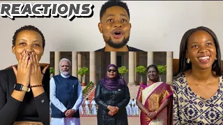 African Friends Reacts To :Tanzania‘s President Visit In India With PM Modi Ji &  President of India