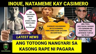 Inoue, Natameme kay Casimero | Ang Totoong Nangyari sa Kasong Rape ni Pagara, Alamin