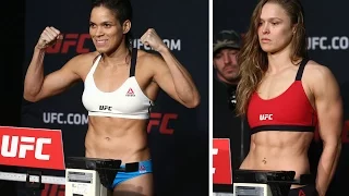 UFC 207 Official Weigh Ins - Amanda Nunes vs Ronda Rousey