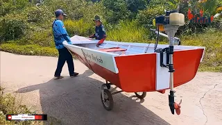 Membuat Boat Dari Plastik Bekas Profil Tank 2.200 Liter‼️Pesanan Pak Andri Arfi Pegawai Pemkab Tanbu