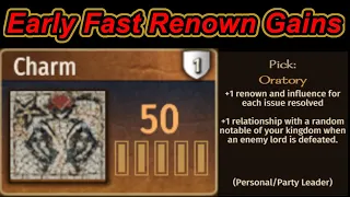 Fast Renown Early Game Tactic - Bannerlord Quick Guides - Flesson19