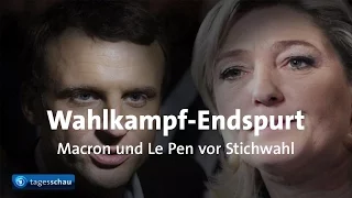 Frankreich: Wahlkampf-Endspurt vor der Stichwahl