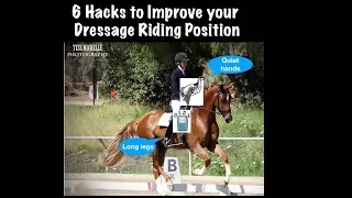 6 Hacks to Fix Your Dressage Riding Position