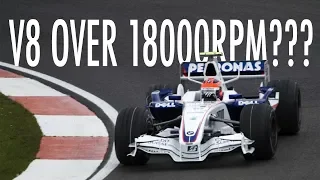 What would a V8 F1 engine sound like above 18K RPM???