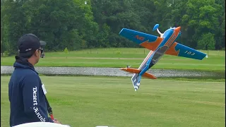 Ryu Sintuphrom Tuesday flight at the 3D Line Joe Nall 2024  with Pilot Extra NG V2