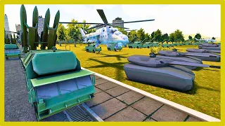 Modern Helicopters & Missiles System vs 2,000,000 Zombies and Orcs - UEBS 2