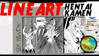 Lineart Paint Tool Sai: Hentai Kamen