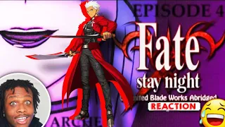 SACCI HAS RETURNED!! Fate/Stay Night UBW Abridged - Ep4: Ideal Archer | Hot Sacci Reacts