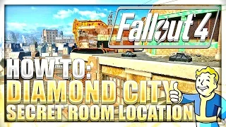 Fallout 4: The Diamond City Secret Room! (HOW TO GET THERE)