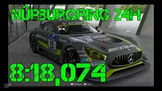 GT Sport Nürburgring 24h at Night Mercedes AMG GT3 HOT LAP