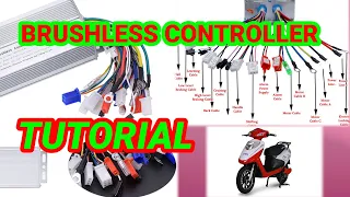 Brushless Motor Controller Tutorial 48/64  Volts 500/600/800 Watts #ebike #ebikeph #ebiketaiwan