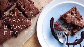 Salted Caramel Brownie Recipe | ViviannaDoesBaking