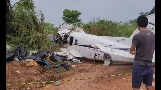 Queda de avião deixa 14 mortos no Amazonas