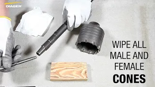 How to assemble and disassemble a carbide core bit