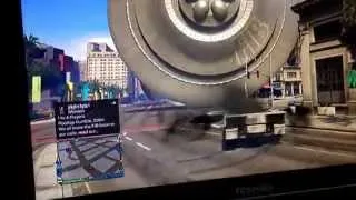 Gta v online FIB ufo's in los santos.