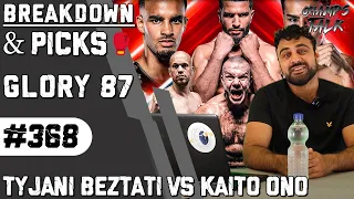 Tyjani Beztati vs. Kaito Ono | Glory 87 Breakdown & Picks
