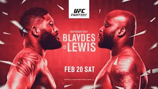 UFC Full Fight:Curtis Blaydes vs  Derrick Lewis