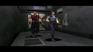 Resident Evil: Director's Cut (1996) Lab and Tyrant fight *Good Ending*