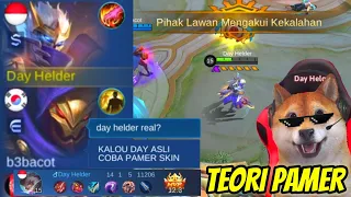 TEORI PAMER SKIN LEGEND - 100% BIKIN MENANG DAN MUSUH KENA MENTAL - DI KIRA DAY HELDER KW