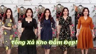 Tổng Xả Kho Đầm Xinh Đón Tết🎁️🎈Đầm Đi Tiệc Sang Trọng Đầm Trung Niên Đầm Dạ Hội Dạo phố Cao Cấp 2023