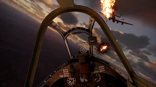 War Thunder [SIM|VR] - Ki-84 hei Hits a Bomber Formation