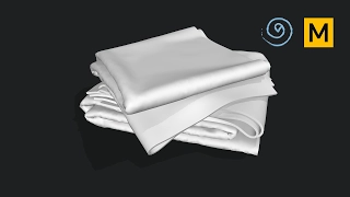 Marvelous Designer fold a sheet of fabric