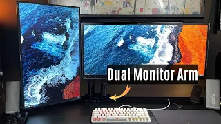 "The Incredible Upgrade - The Huanuo Dual Monitor Mount 2024 Version Review!"